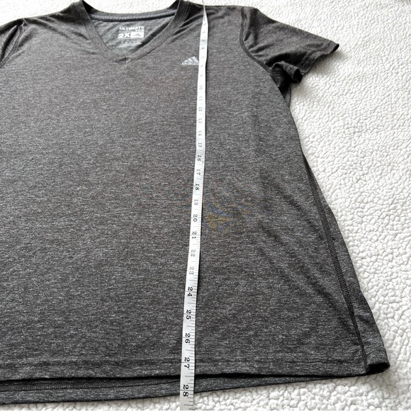 Adidas V-neck Dryfit T-Shirt - Picture 2 of 4